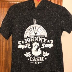 Johnny Cash 3T Hoodie Tee